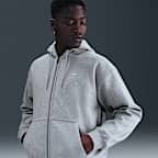 Nike Solo Swoosh Men's Full-Zip Fleece Hoodie. Nike CA